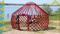Kazakh Yurt. Built according to the most ancient traditions of nomads
